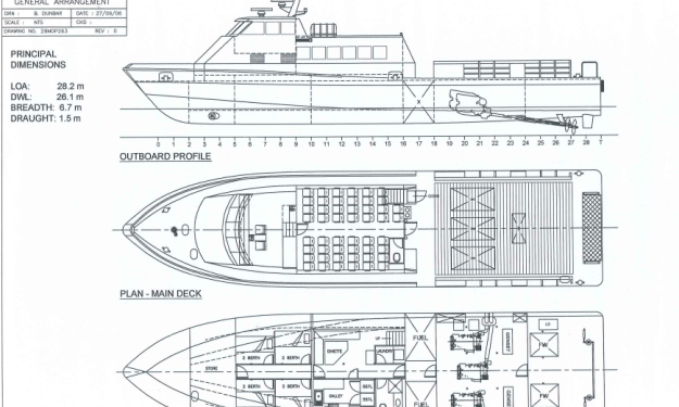 NA-OS253 – 2008 BLT / LOA 28.2M / CREW BOAT
